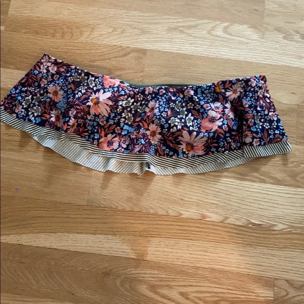 Floral swim top